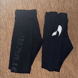 Nike Women’s Black 'Just Do It' Leggings (two)